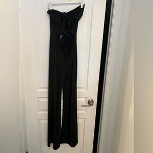 Fashion Nova Black Strapless Jumpsuit NEW!